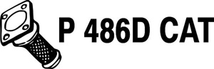 Catalytic converter i gruppen Tillflligt dolda artiklar hos  Professional Parts Sweden AB (P486DCAT)
