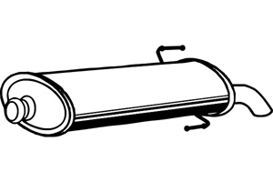 Rear muffler in the group  at  Professional Parts Sweden AB (P4878)