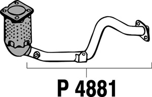 Front pipe in the group  at  Professional Parts Sweden AB (P4881)