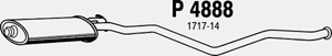 Intermediate muffler in the group  at  Professional Parts Sweden AB (P4888)