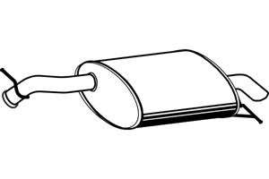 Rear muffler in the group  at  Professional Parts Sweden AB (P4894)