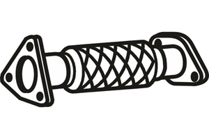 Front pipe in the group Exhaust parts / Exhaust muffler & kits at  Professional Parts Sweden AB (P49005)