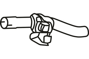 Intermediate pipe in the group Exhaust parts / Exhaust muffler & kits at  Professional Parts Sweden AB (P49021)