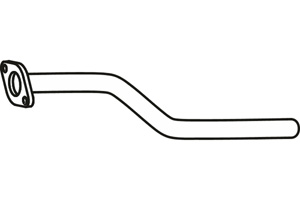 Front pipe in the group Exhaust parts / Exhaust muffler & kits at  Professional Parts Sweden AB (P49022)