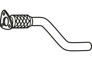 Front pipe in the group Exhaust parts / Exhaust muffler & kits at  Professional Parts Sweden AB (P49031)