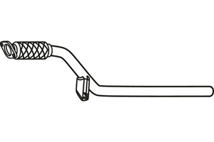 Front pipe in the group  at  Professional Parts Sweden AB (P49046)