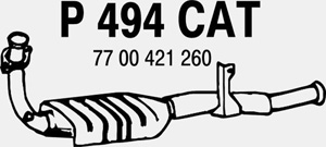 Catalytic converter i gruppen Tillflligt dolda artiklar hos  Professional Parts Sweden AB (P494CAT)