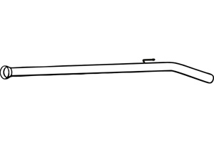 Intermediate pipe in the group  at  Professional Parts Sweden AB (P5022)