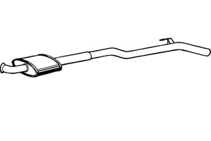 Intermediate muffler in the group  at  Professional Parts Sweden AB (P5025)
