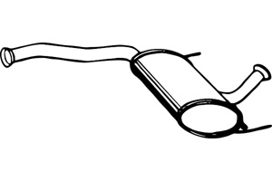 Intermediate muffler in the group  at  Professional Parts Sweden AB (P5033)