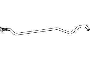 Intermediate pipe in the group  at  Professional Parts Sweden AB (P5038)