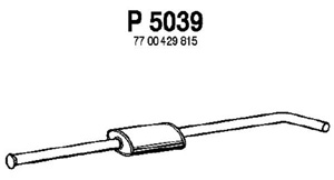 Intermediate muffler in the group  at  Professional Parts Sweden AB (P5039)