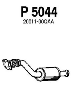 Front muffler in the group  at  Professional Parts Sweden AB (P5044)