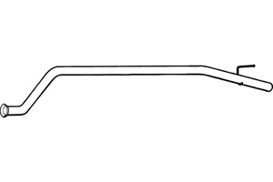 Intermediate pipe in the group  at  Professional Parts Sweden AB (P5052)
