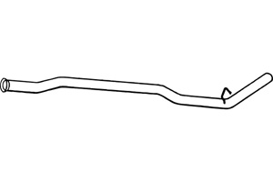 Intermediate pipe in the group Exhaust parts / Exhaust muffler & kits at  Professional Parts Sweden AB (P5091)