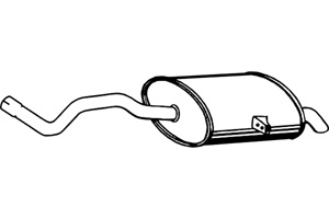 Rear muffler in the group Exhaust parts / Exhaust muffler & kits at  Professional Parts Sweden AB (P5101)