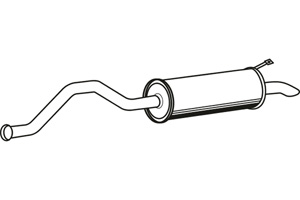 Rear muffler in the group Exhaust parts / Exhaust muffler & kits at  Professional Parts Sweden AB (P5115)