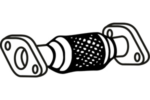 Front pipe in the group Exhaust parts / Exhaust muffler & kits at  Professional Parts Sweden AB (P5116)