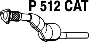 Catalytic converter in the group  at  Professional Parts Sweden AB (P512CAT)