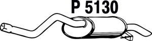 Rear muffler in the group  at  Professional Parts Sweden AB (P5130)