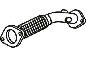 Exhaust pipe in the group  at  Professional Parts Sweden AB (P5134)
