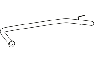 Exhaust pipe in the group  at  Professional Parts Sweden AB (P5135)