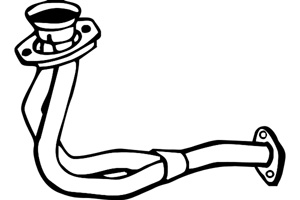 Front pipe in the group  at  Professional Parts Sweden AB (P5140)