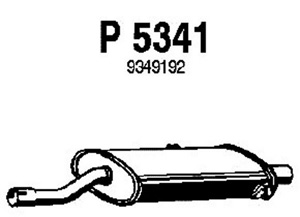 Intermediate muffler i gruppen Avgasdelar / Avgassystem ljuddmpare & kit hos  Professional Parts Sweden AB (P5341)