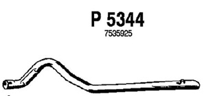 Rear pipe in the group  at  Professional Parts Sweden AB (P5344)