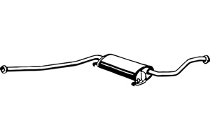Intermediate muffler i gruppen Tillflligt dolda artiklar hos  Professional Parts Sweden AB (P5347)