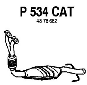 Catalytic converter i gruppen Tillflligt dolda artiklar hos  Professional Parts Sweden AB (P534CAT)