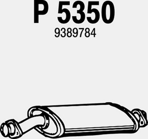 Front muffler in the group  at  Professional Parts Sweden AB (P5350)