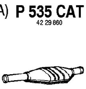 Catalytic converter in the group  at  Professional Parts Sweden AB (P535CAT)