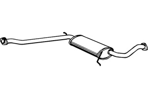 Intermediate muffler in the group  at  Professional Parts Sweden AB (P5376)