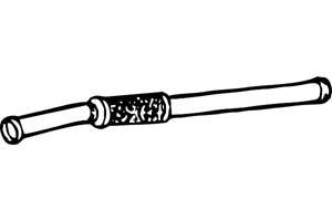 Intermediate pipe in the group  at  Professional Parts Sweden AB (P5378)