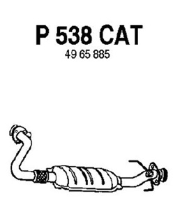 Catalytic converter i gruppen Tillflligt dolda artiklar hos  Professional Parts Sweden AB (P538CAT)