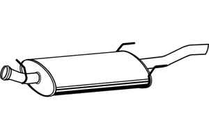 Rear muffler in the group  at  Professional Parts Sweden AB (P5393)