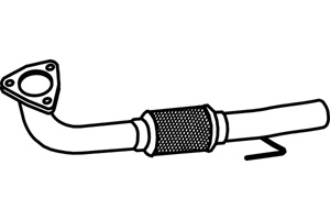 Front pipe in the group  at  Professional Parts Sweden AB (P5395)