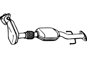Catalytic converter i gruppen Tillflligt dolda artiklar hos  Professional Parts Sweden AB (P539CAT)