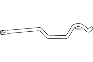 Intermediate pipe in the group  at  Professional Parts Sweden AB (P5401)
