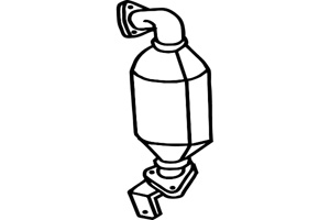Catalytic converter in the group  at  Professional Parts Sweden AB (P540CAT)