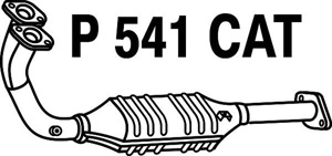 Catalytic converter i gruppen Tillflligt dolda artiklar hos  Professional Parts Sweden AB (P541CAT)