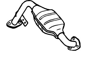 Catalytic converter i gruppen Tillflligt dolda artiklar hos  Professional Parts Sweden AB (P547DCAT)