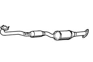 Catalytic converter in the group  at  Professional Parts Sweden AB (P548DCAT)