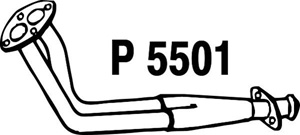 Front pipe in the group  at  Professional Parts Sweden AB (P5501)