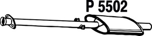 Intermediate muffler in the group  at  Professional Parts Sweden AB (P5502)