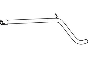 Intermediate muffler in the group Exhaust parts / Exhaust muffler & kits at  Professional Parts Sweden AB (P55020)