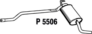 Rear muffler in the group  at  Professional Parts Sweden AB (P5506)