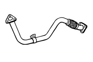 Front pipe i gruppen Tillflligt dolda artiklar hos  Professional Parts Sweden AB (P5514)