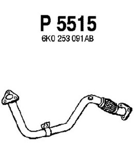 Front pipe in the group  at  Professional Parts Sweden AB (P5515)